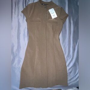 Zara Pocket Mini Dress, Size S *BRAND NEW*